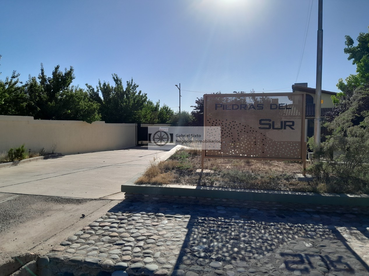 VENTA LOTES MAIPU B° PRIVADO PIEDRAS DEL SUR, DESDE 340 m2 (OZAMIS Y RUTA 60)