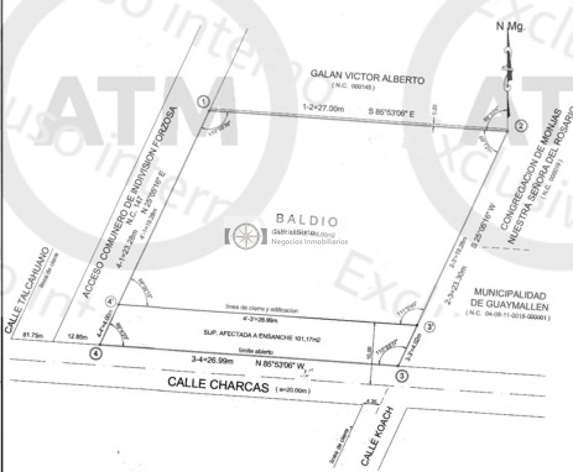 VENTA LOTE ESQUINA B° JUDICIAL ATRAS DE CARREFOUR GLLEN, EXCELENTE UBICACION 