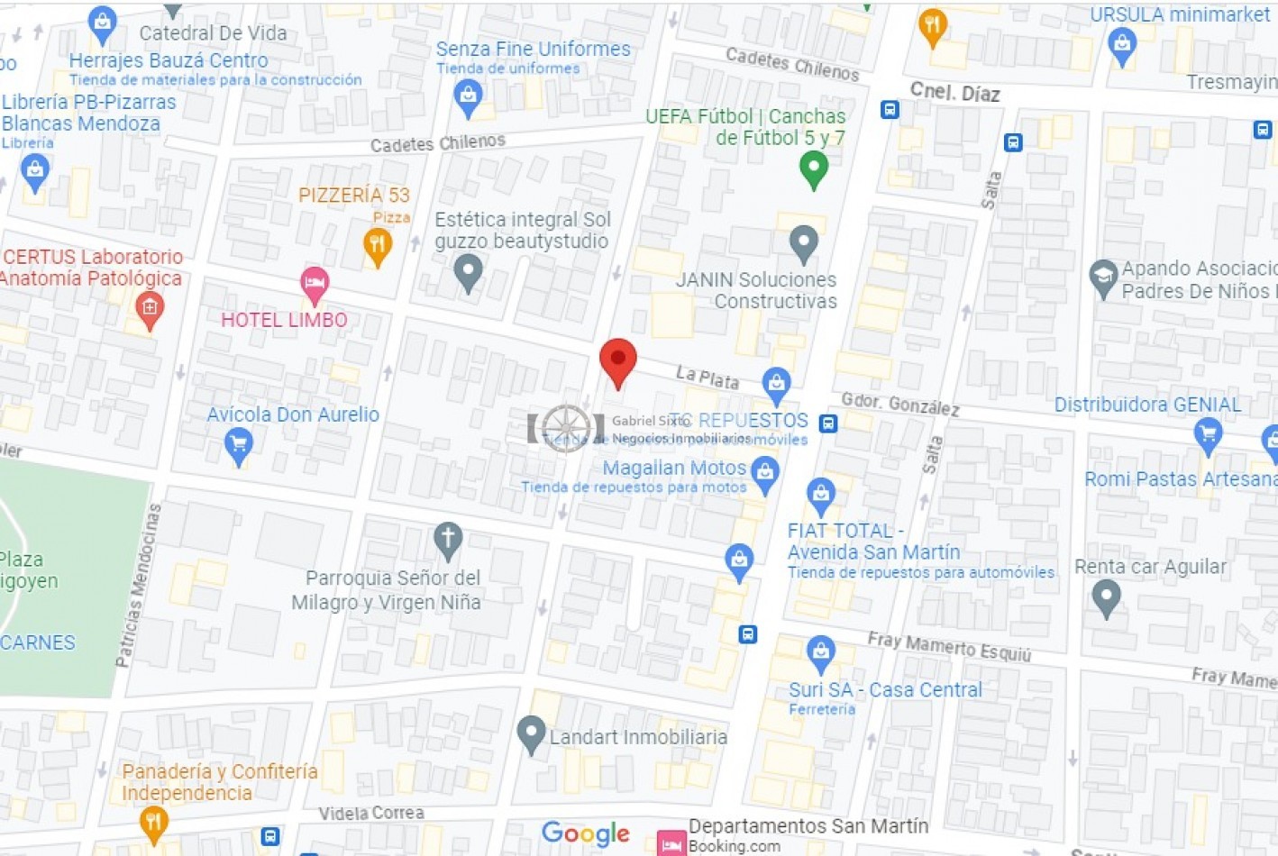 VENTA LOTE CIUDAD CALLE LA PLATA A MTS DE SAN MARTIN 